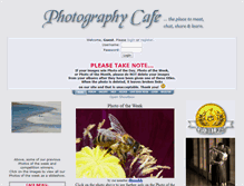 Tablet Screenshot of photography-cafe.com